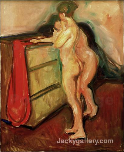 Two female nudes by Edvard Munch paintings reproduction